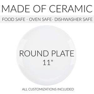 CERAMIC ROUND PLATE image 1