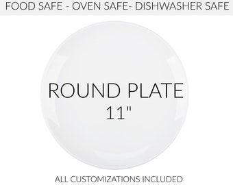 CERAMIC ROUND PLATE