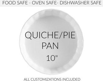CERAMIC QUICHE PAN
