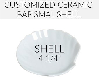 Baptism gift set, rosary bracelet, baptismal shell, shell to baptise, godparent gift
