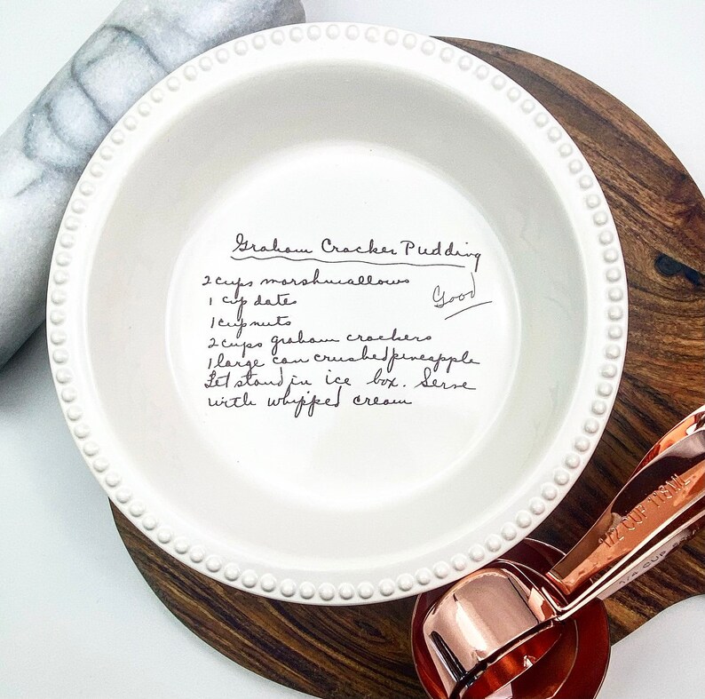 PIE PLATE Oven Safe Etsy