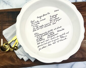 Your actual handwriting engraved onto a baking pan.  Perfect heirloom gift for mother day