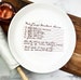 Custom recipe dish, as seen on Etsy commercial, Etsy recipe plate, tamale recipe plate 