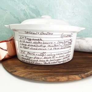 Ceramic Baking Dish for Couple | Handwritten Dish with YOUR handwriting |Personalized casserole | Recipe Pan | engraved baking dish | 8x8