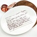 Unique couples gift for wedding, bridal shower or housewarming party.  Actual recipe transferred onto oval plate. 