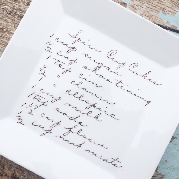 Custom writing paper plates