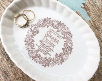 Personalisierte Hochzeitsgeschenk, Custom Keramik, Geschenk für Brautjungfern, maßgeschneiderte Geschenke für sie, Hochzeitsgeschenkideen, rustikale Hochzeit