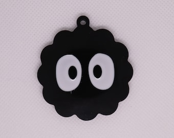 Resin Soot Sprite Keychain