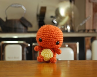 PDF PATTERN Crochet Chibi Charmander look a like