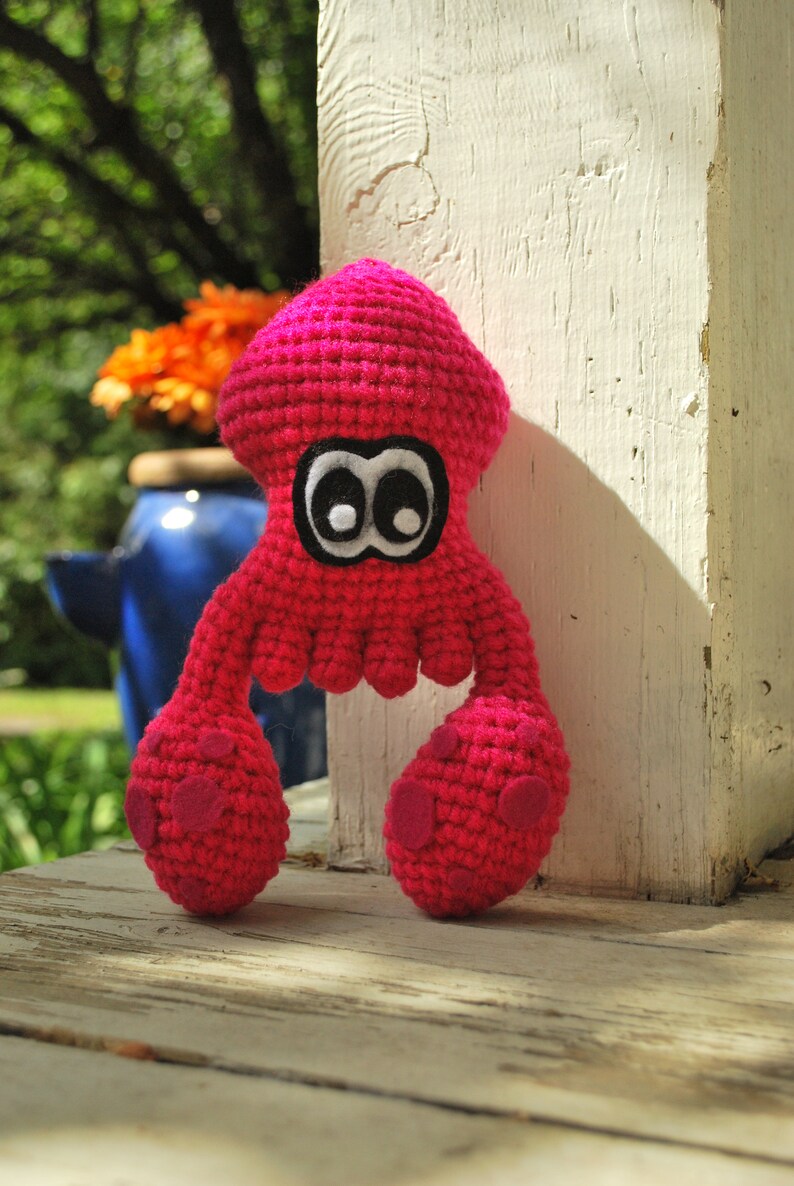 PDF PATTERN Crochet Splatoon Squid look a like