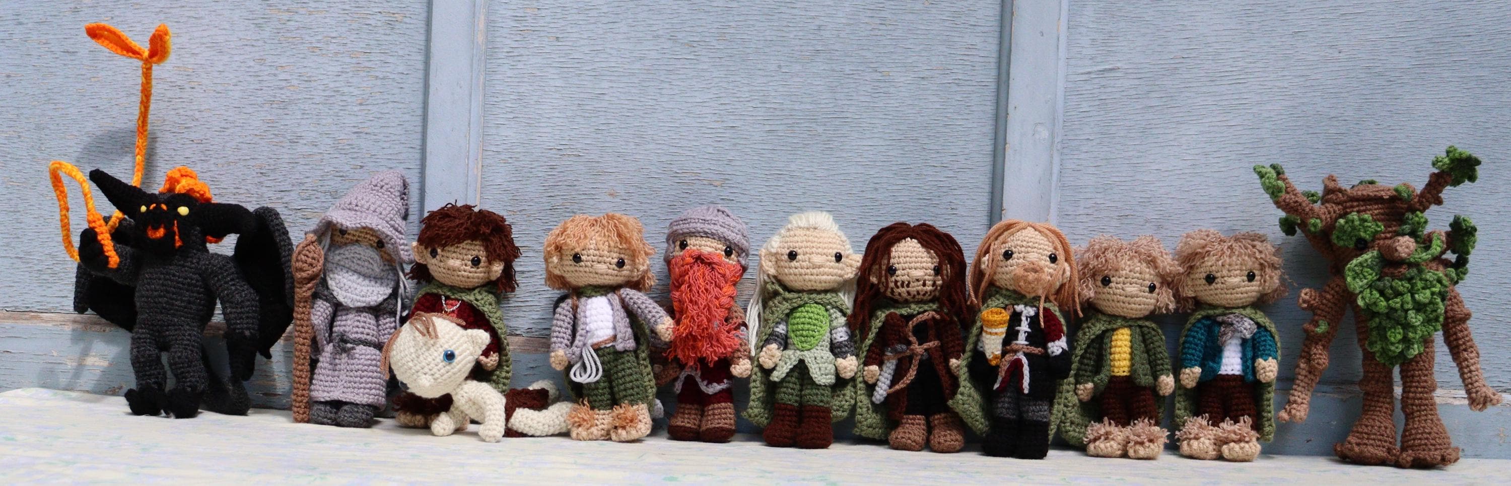 Crochet Lord of the Rings Characters - Etsy