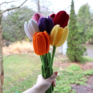 Crochet Bouquet 1 Tulips image 1