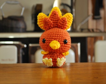 Crochet Chibi Torchic look a like