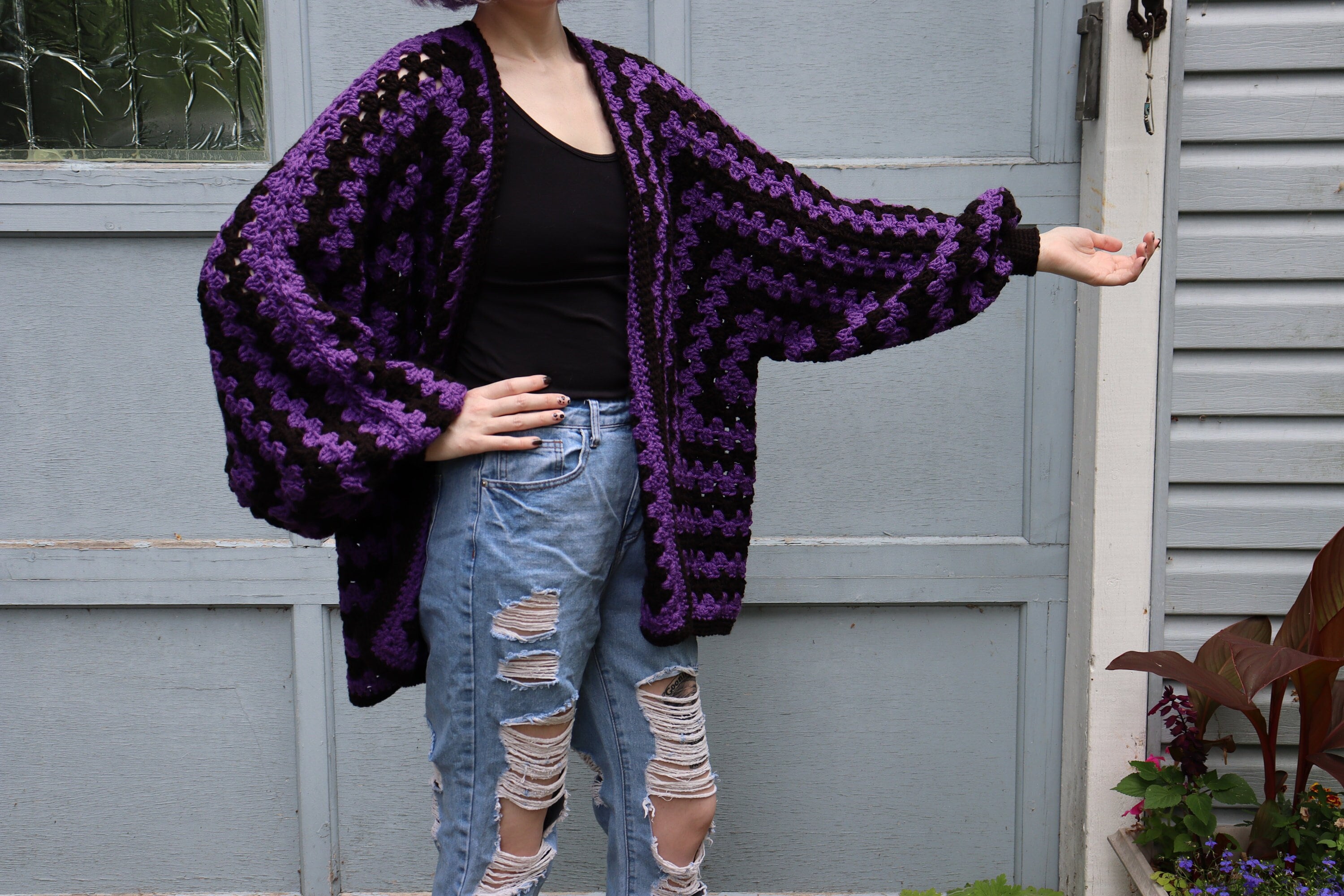 Crochet Nevermore Cardigan - Etsy