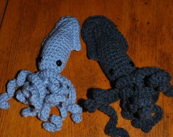 PDF PATTERN Crochet Squid