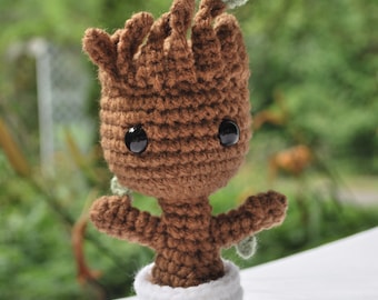 Crochet Little Baby Groot