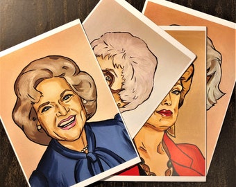 POSTCARD SET - Golden Girls