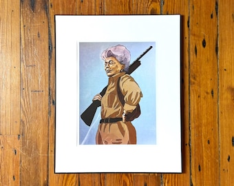 IMPRESO - Ann Richards con escopeta