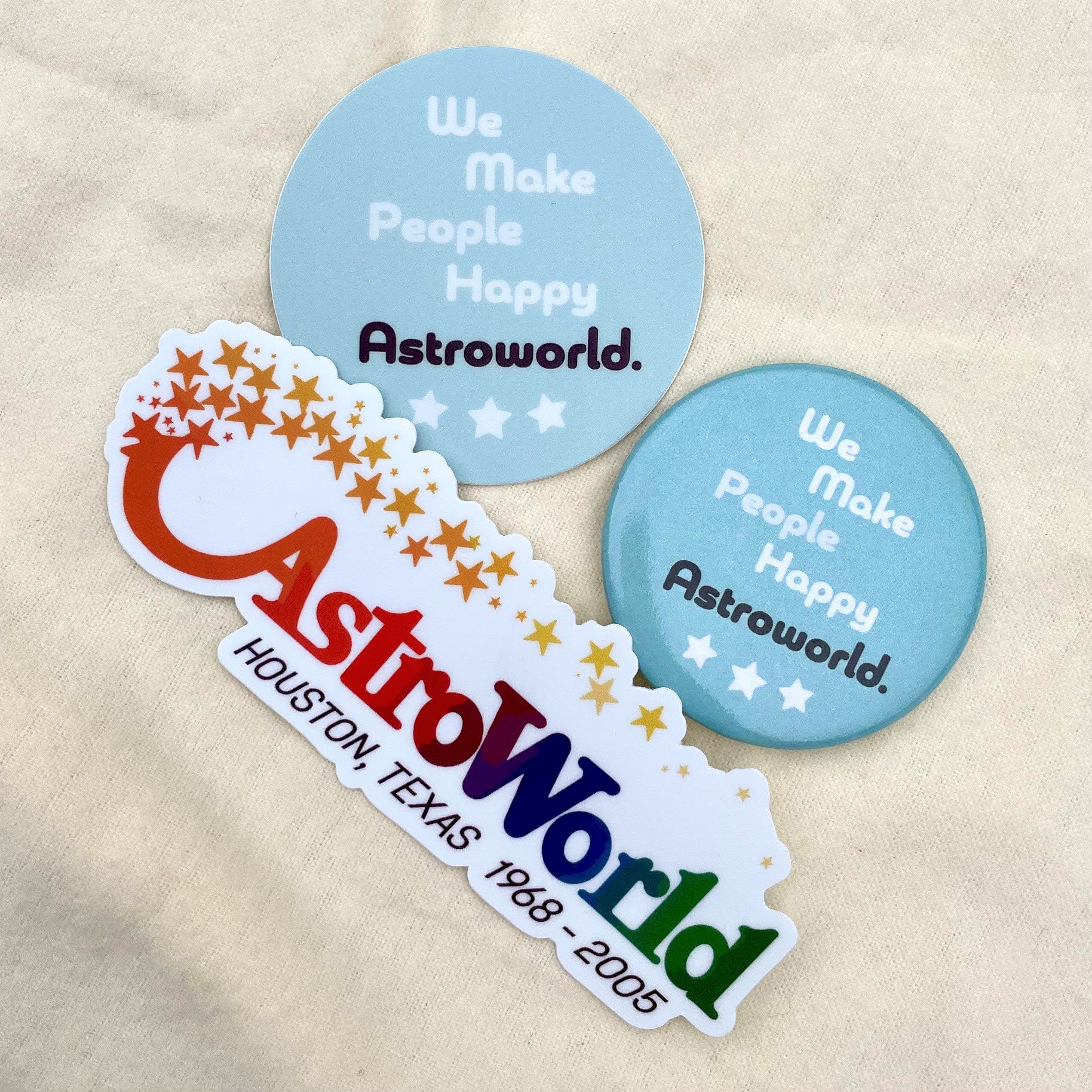 Square Printed Patch - Astroworld Travis Scott Sew On Badge In 3