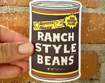 VINYL STICKER - Big Ol' Texas Beans
