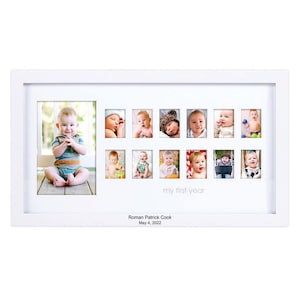 Baby's First Year Engraved Photo Frame