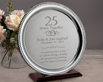 25th Anniversary Gift For Parents Etsy 25th Anniversary Gift For Parents Etsy