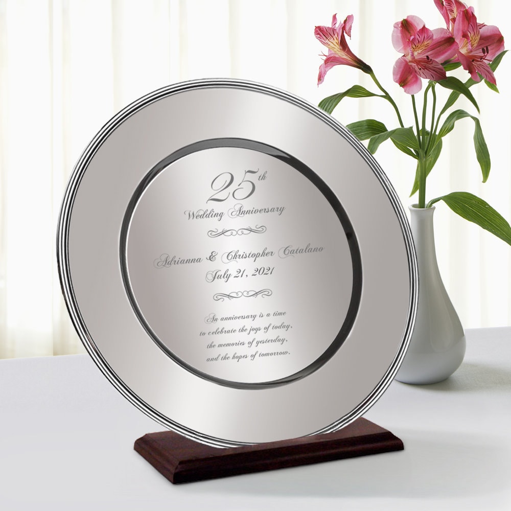 25th wedding anniversary traditional gift deals