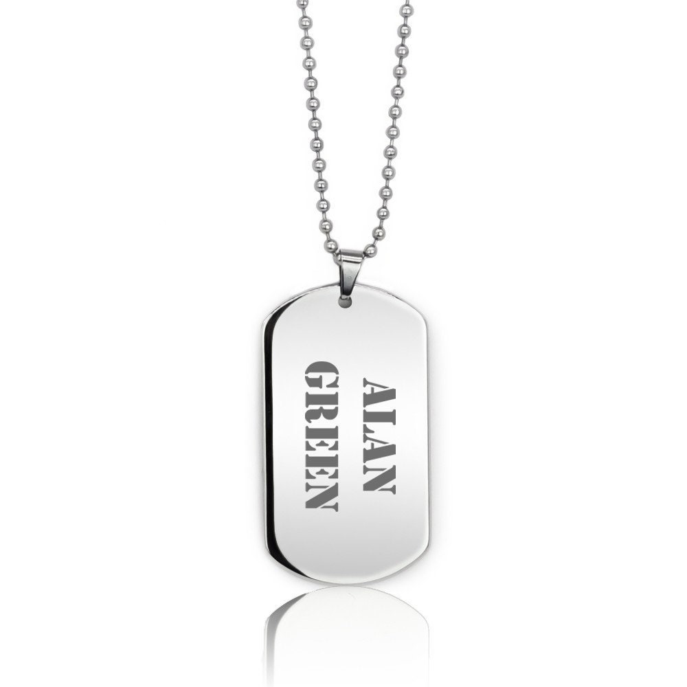 Why the Black Dog Tag is becoming a Fashion Statement? – The Steel Shop