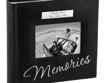 Engraved Memories Black Photo Album