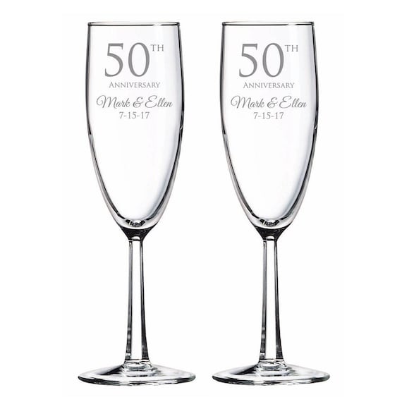 Grave 50e Anniversaire De Mariage Champagne Toasting Flutes Etsy Grave 50e Anniversaire De Mariage Champagne Toasting Flutes Etsy