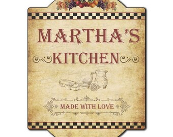 Personalized Kitchen Wall Sign Perfect Gift for Mother's Day