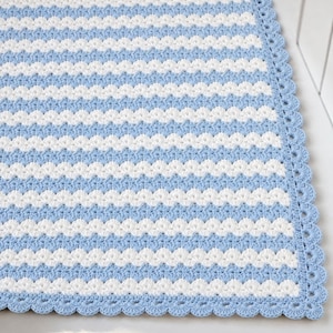 Textured Iris Stitch Crochet Baby Blanket Pattern, Crochet Pattern (Digital PDF)