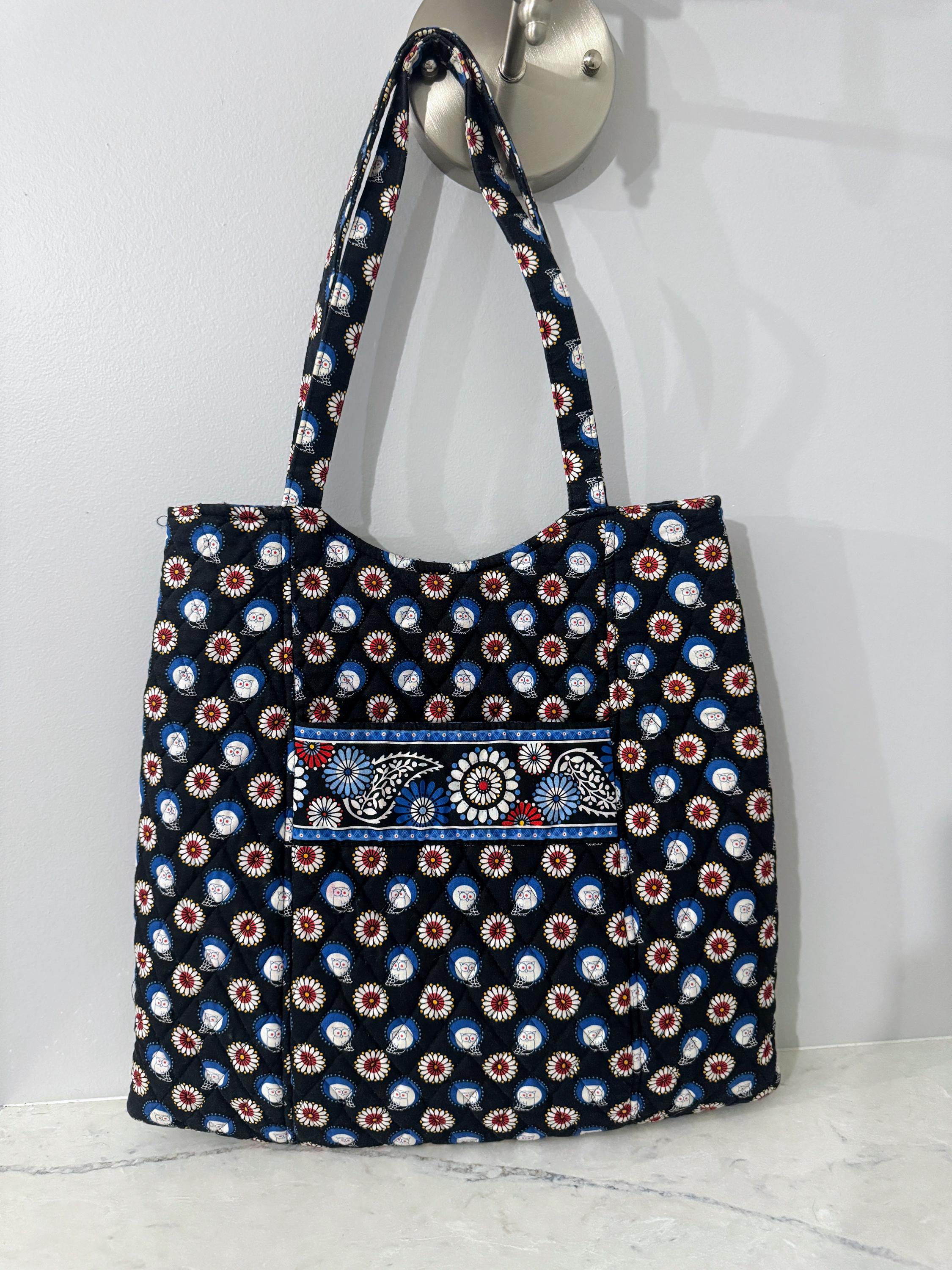 Vera Bradley Night Owl Large Shoulder/Tote Bag