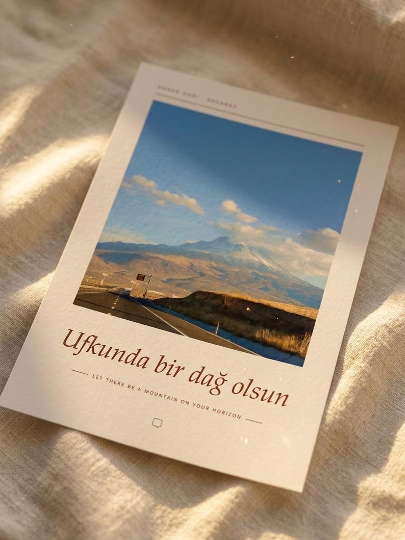 Photographie du Mont Hasan | Paysage de Turquie | Affiche de voyage Aksaray | Impression giclée d'art sans cadre image 7