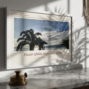Framed Cengelköy Bosphorus Photography Print | Istanbul Wall Art | Turkey Fine Art Poster | Landscape Giclée Print image 4