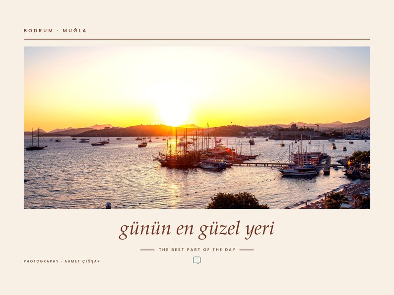 Framed Bodrum Sunset Photography Print | Muğla Turkey Coastal Wall Art | Mediterranean Sea Poster | Fine Art Giclée Print image 3