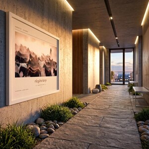 May include: A rectangular framed wall art print featuring a sepia-toned photograph of a herd of horses running through dust. The print includes the text "H&Uuml;RMET&Ccedil;İ - KAYSERİ" at the top and "YILKI ATLARI" at the bottom, displayed in a white frame.