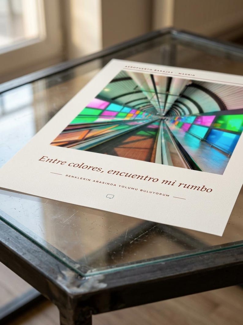 Fotografía del aeropuerto de Madrid / Lámina decorativa de la Terminal 4 de Barajas / Póster de viaje de Madrid, España / Impresión giclée de alta calidad sin marco imagen 6