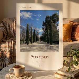 Framed El Retiro Park Photography Print | Madrid Spain Wall Art | Madrid Fine Art Poster | Nature Giclée Print image 7