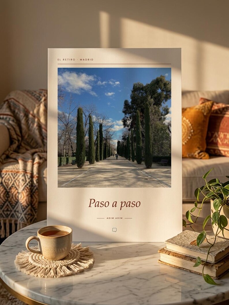 Framed El Retiro Park Photography Print | Madrid Spain Wall Art | Madrid Fine Art Poster | Nature Giclée Print image 7