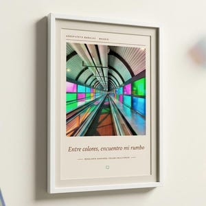 Framed Madrid Photography Print | Barajas Terminal 4 Wall Art | Madrid Spain Fine Art Poster | Architecture Giclée Print imagen 3