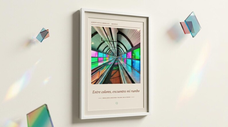 Framed Madrid Photography Print | Barajas Terminal 4 Wall Art | Madrid Spain Fine Art Poster | Architecture Giclée Print imagen 3