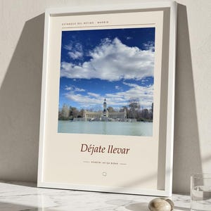 Framed El Retiro Park Photography Print | Madrid Spain Wall Art | Madrid Fine Art Poster | Nature Giclée Print imagen 4