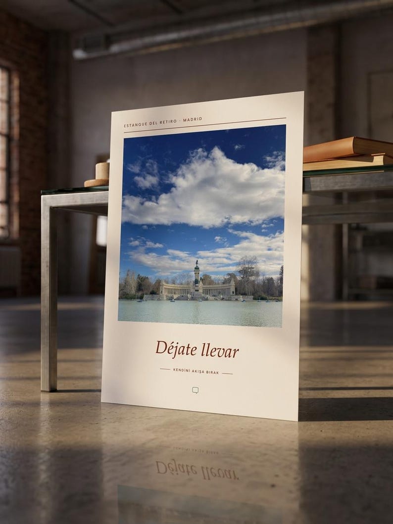 Framed El Retiro Park Photography Print | Madrid Spain Wall Art | Madrid Fine Art Poster | Nature Giclée Print imagen 5