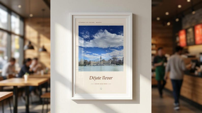 El Retiro Park Photography Print | Madrid Spain Wall Art | El Retiro Travel Poster | Unframed Fine Art Giclée Print image 2