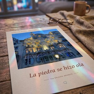 Impresión fotográfica de Casa Batlló / Barcelona España Arte mural / Cartel de viaje de Gaudí / Impresión Giclée de bellas artes sin enmarcar imagen 7