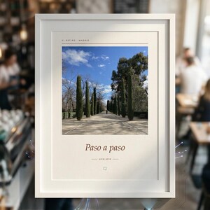 Framed El Retiro Park Photography Print | Madrid Spain Wall Art | Madrid Fine Art Poster | Nature Giclée Print image 5
