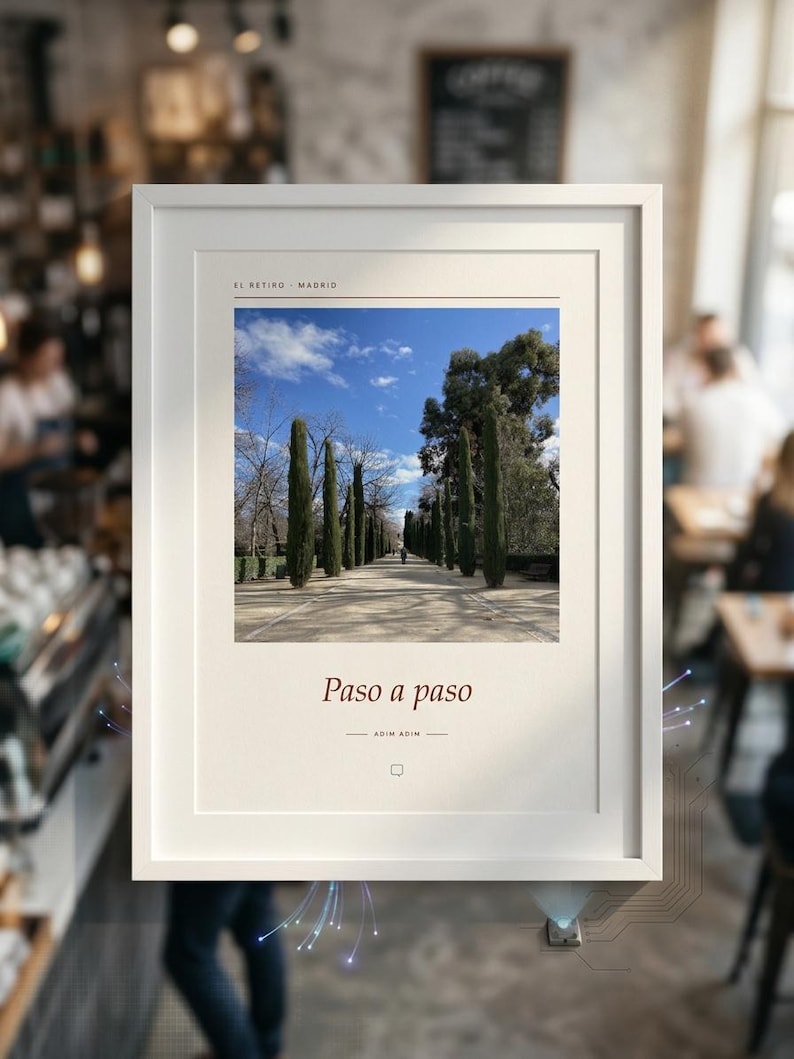 Framed El Retiro Park Photography Print | Madrid Spain Wall Art | Madrid Fine Art Poster | Nature Giclée Print image 5