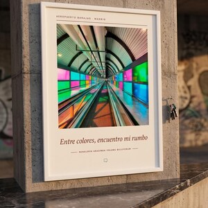 Framed Madrid Photography Print | Barajas Terminal 4 Wall Art | Madrid Spain Fine Art Poster | Architecture Giclée Print imagen 4
