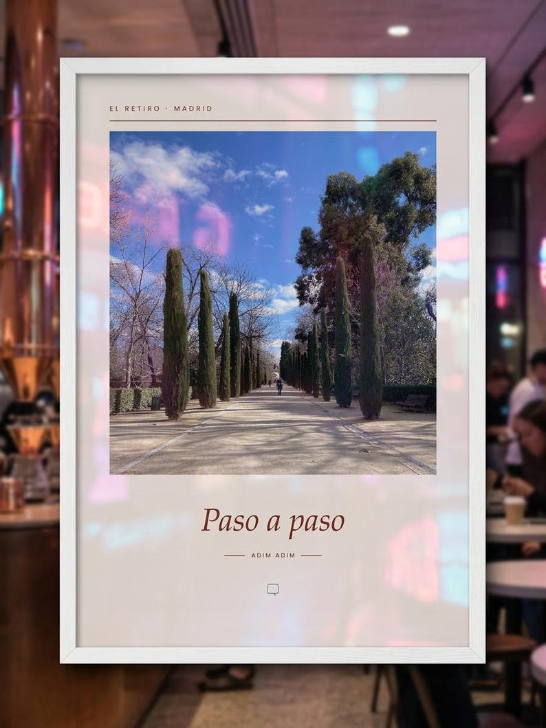 Framed El Retiro Park Photography Print | Madrid Spain Wall Art | Madrid Fine Art Poster | Nature Giclée Print image 4